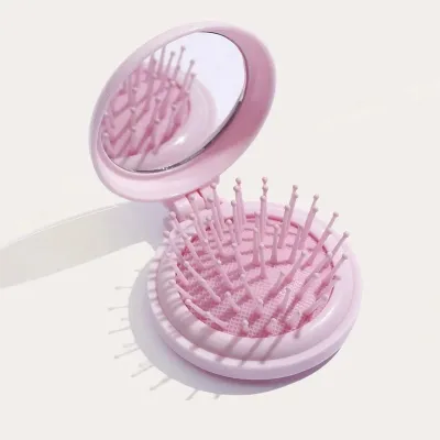 Portable Travel Hair Brush with Comb